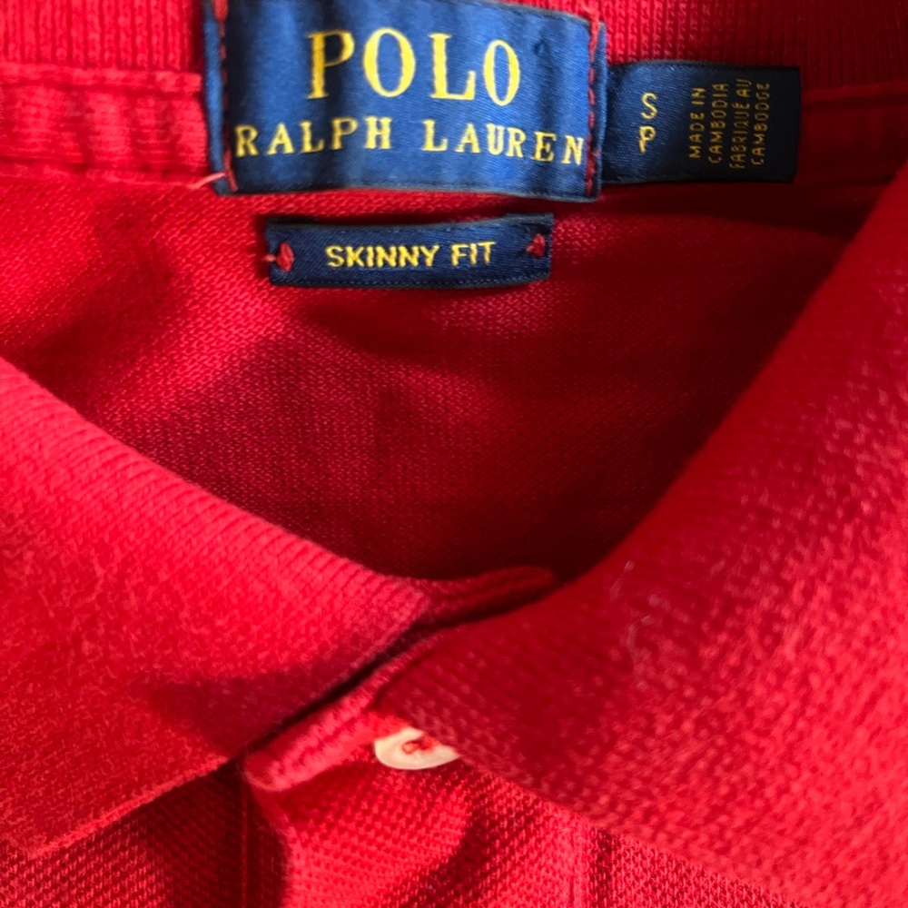 Polo by Ralph Lauren Men's Red Polo Shirt